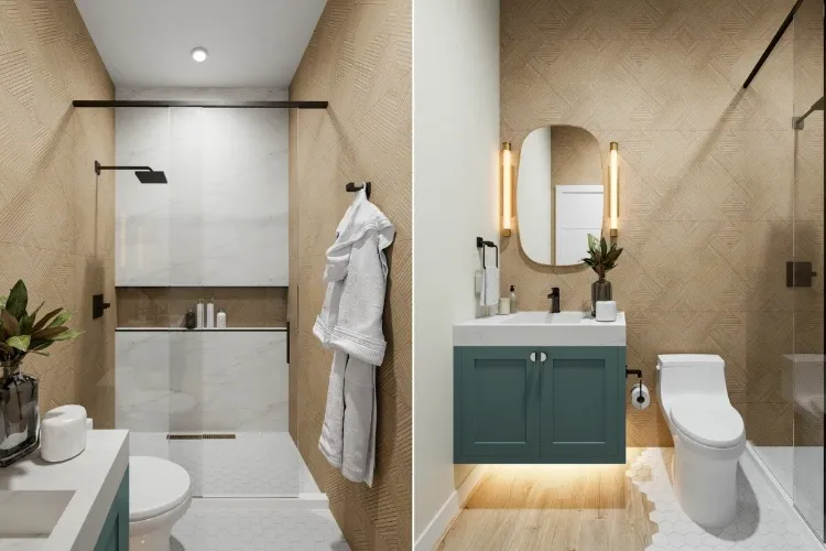 petite salle de bain tendance 2022 idées originales aménagement décoration