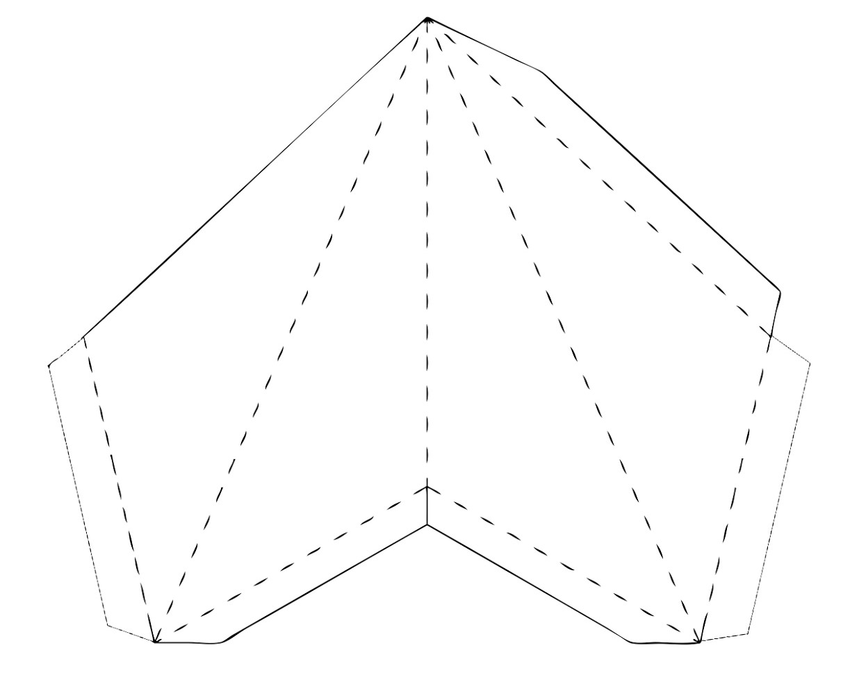 pochoir étoile sapin de noel en papier 3 D à fabriquer soi meme par étapes