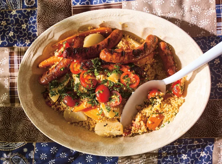 recette de couscous royal facile marocain algérien pour 10 personnes avec boeuf