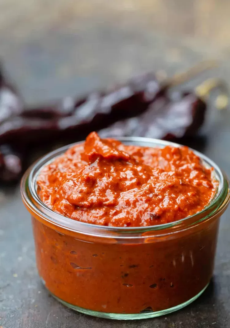 recette sauce harissa maison accompagnement couscous végétarien vegan facile rapide sans viande