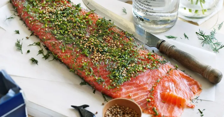 recette saumon fumé maisonb commet préparer gravlax nordique sain délicieux