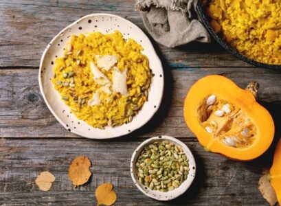 recettes de risotto automne à la courge idées de plats réconfortants