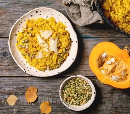 recettes de risotto automne à la courge idées de plats réconfortants