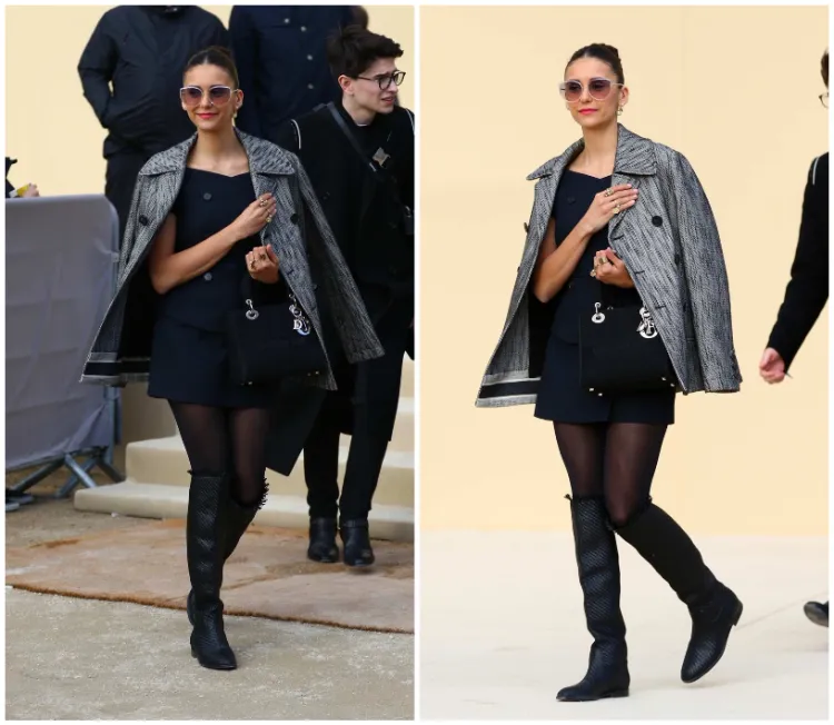 nina dobrev style outfit trend fall winter 2021 2022