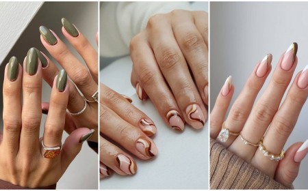 tendances ongles gel hiver 2021 2022 femme nail art couleurs vernis