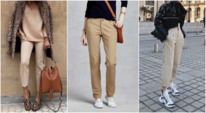 top idées mode femme que mettre avec pantalon beige automne hiver 2021 2022