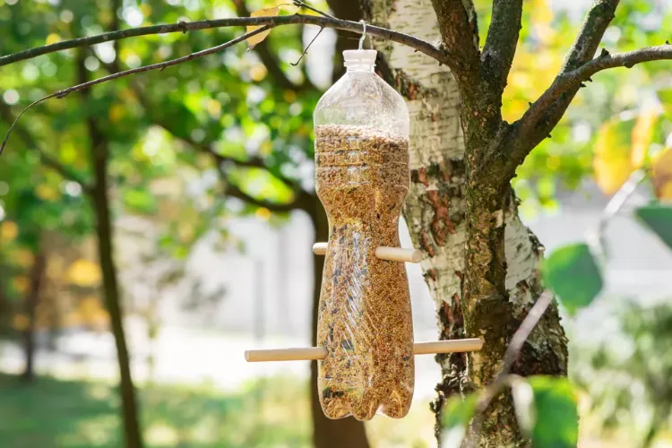 tutoriel mangeoire oiseaux DIY bouteille en plastique par étapes