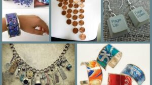 upcycling idées jardinage rechercher objets désuets bricoler bracelets colliers