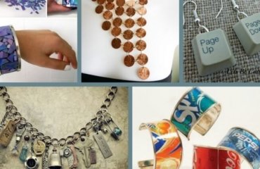upcycling idées jardinage rechercher objets désuets bricoler bracelets colliers