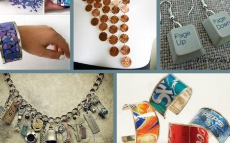 upcycling idées jardinage rechercher objets désuets bricoler bracelets colliers
