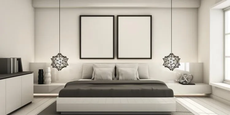 Chambre à coucher minimaliste 2022