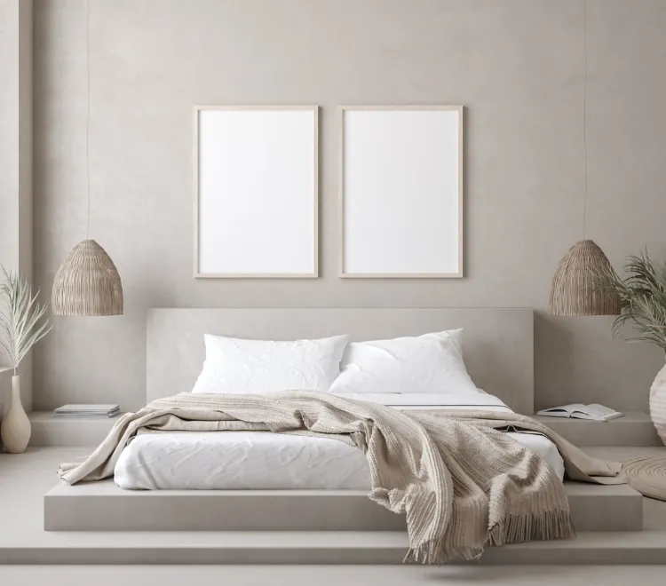 Chambre tendance minimaliste 2022