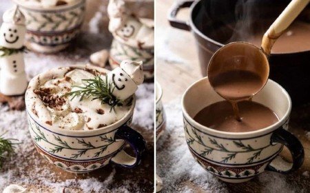 Chocolat chaud Noel maison