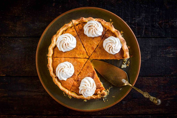 Gateau a la patate douce creme