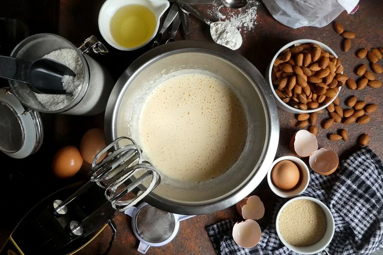 Recipe for preparing the ingredients of bento cake