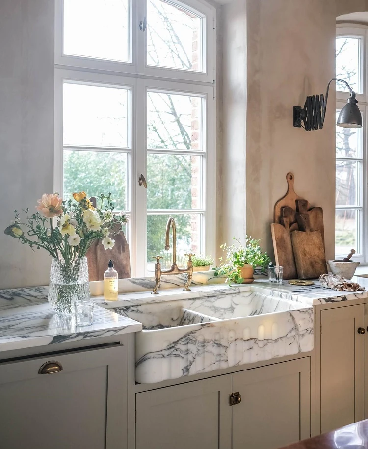 Lavabo en marbre