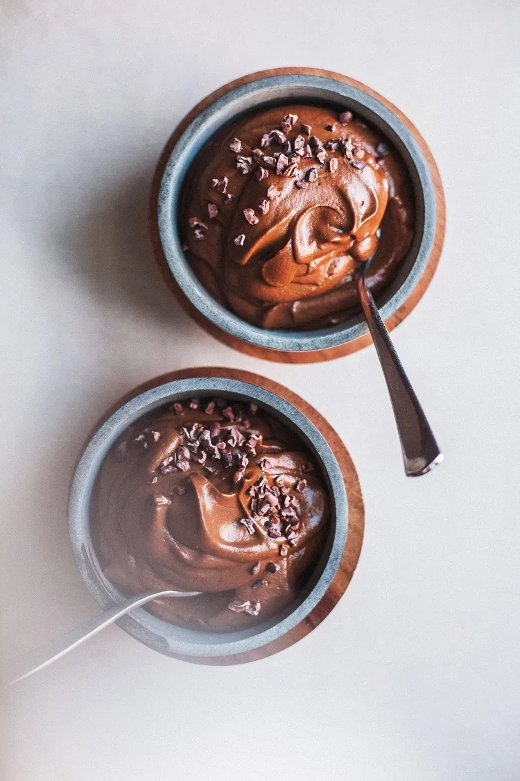 Mousse au chocolat a la patate douce healthy