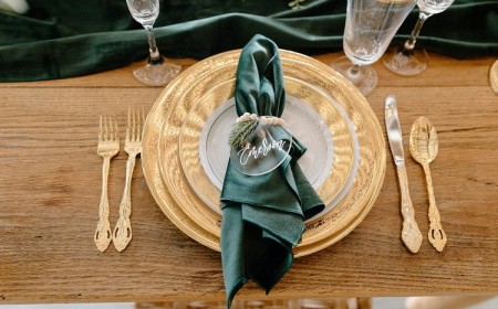 Rond de serviette de Noel fait main