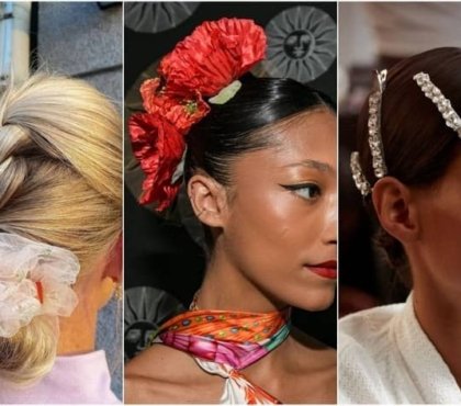 accessoires cheveux tendance 2022 tendance printemps-été 2022 femme style capillaire accessoires mode femme