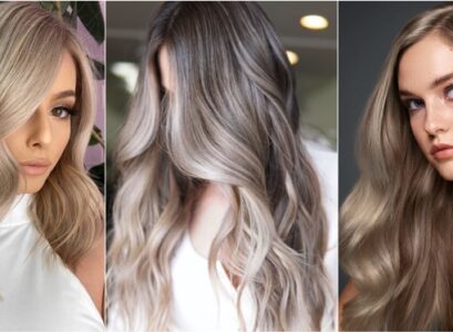 coloration tendance 2022 blond cendré sur chatain mèches balayage ombré inspiration