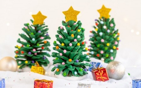 comment décorer des pommes de pin pour noel