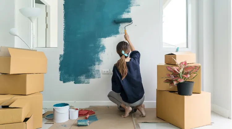 comment peindre un mur en couleur
