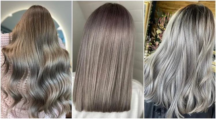 comment réaliser steel hair sur cheveux blonds coloration tendance hiver 2021