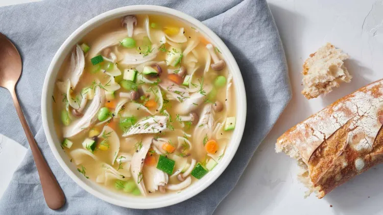 how to use chicken leftovers that soothe winter hot soup