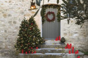 deco porte Noel 2021 tendance