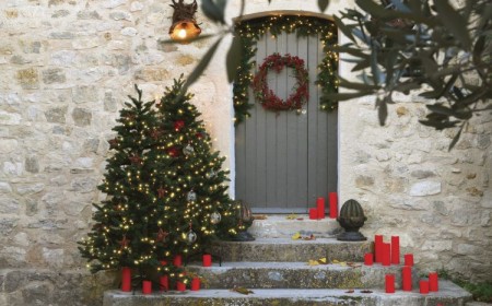 deco porte Noel 2021 tendance