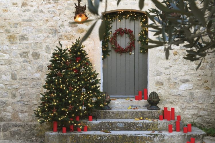 deco porte Noel 2021 tendance