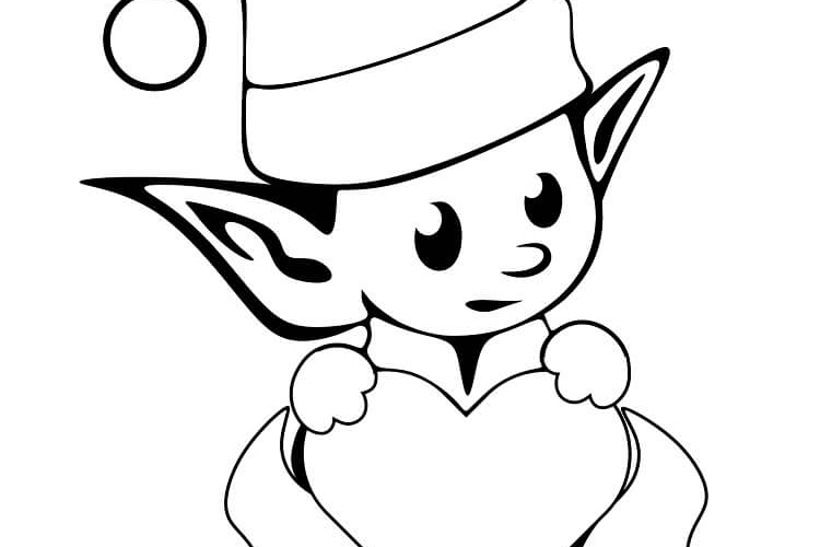 Coloriage lutin de Noël à imprimer gratuitement ! 20+ idées pour petits