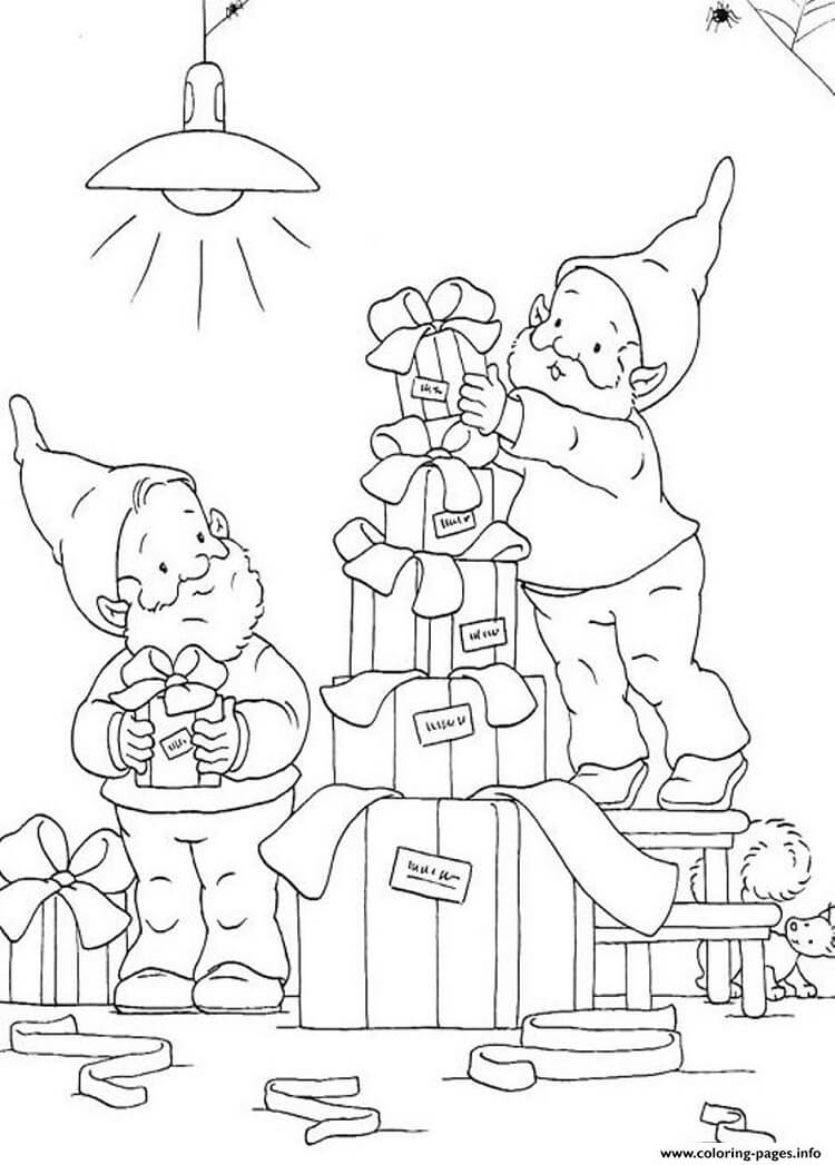 dessin pour enfants pendant les vacances d'hiver
