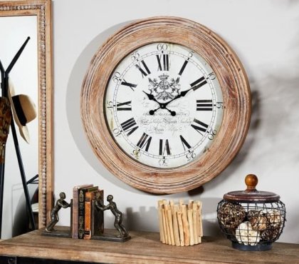 horloge vintage dans la décoration intérieure