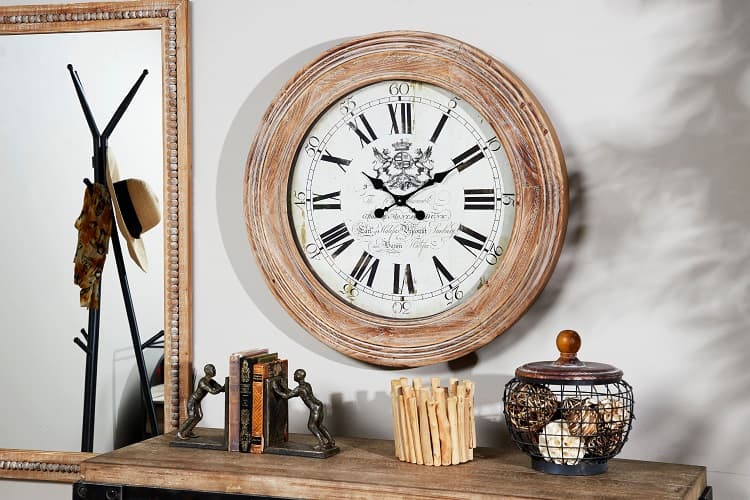 horloge vintage dans la décoration intérieure