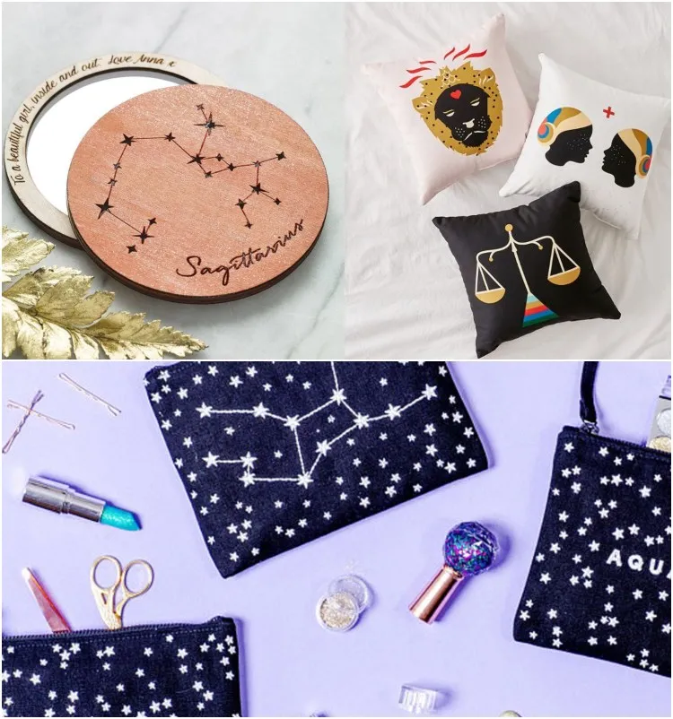 idée cadeau astrologique femme Noel 2021 passionnées horoscopes constellations signes zodiac