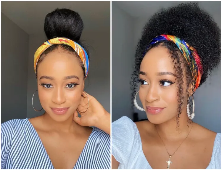 Hairstyle ideas to accentuate the ears of a curly-haired woman and girl