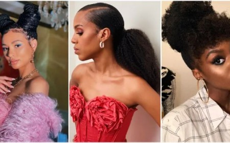 meilleure coiffure cheveux afro nouvel an-2021 fille femme defrise boucle long court