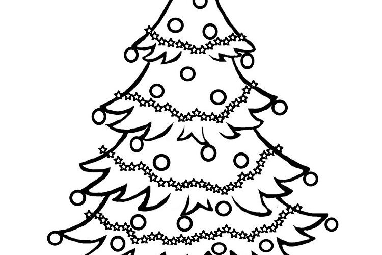 Sapin de Noël dessin : 20+ coloriages à imprimer gratuitement pour les