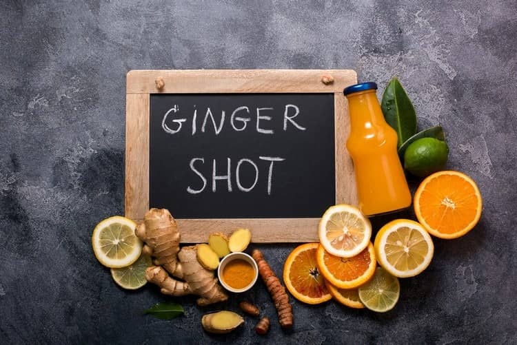 shot de gingembre boisson anti-inflammatoire renforcer système immunitaire comment préparer