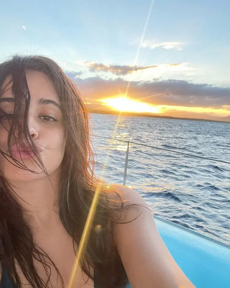 Camila Cabeillo a accueilli la nouvelle année au bord d'un yacht