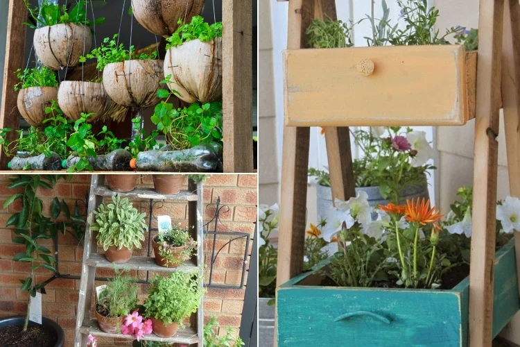 Déco upcycling potager