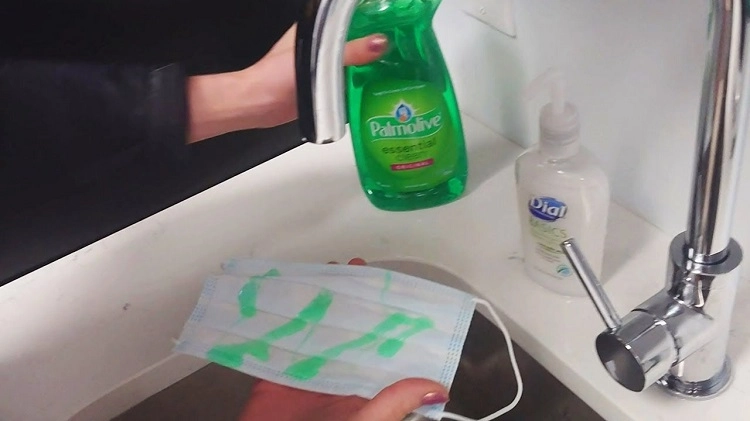 Masque jetable à laver