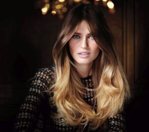coiffure ombré hair idées coupe brushing pour différentes couleurs colorations dégradées