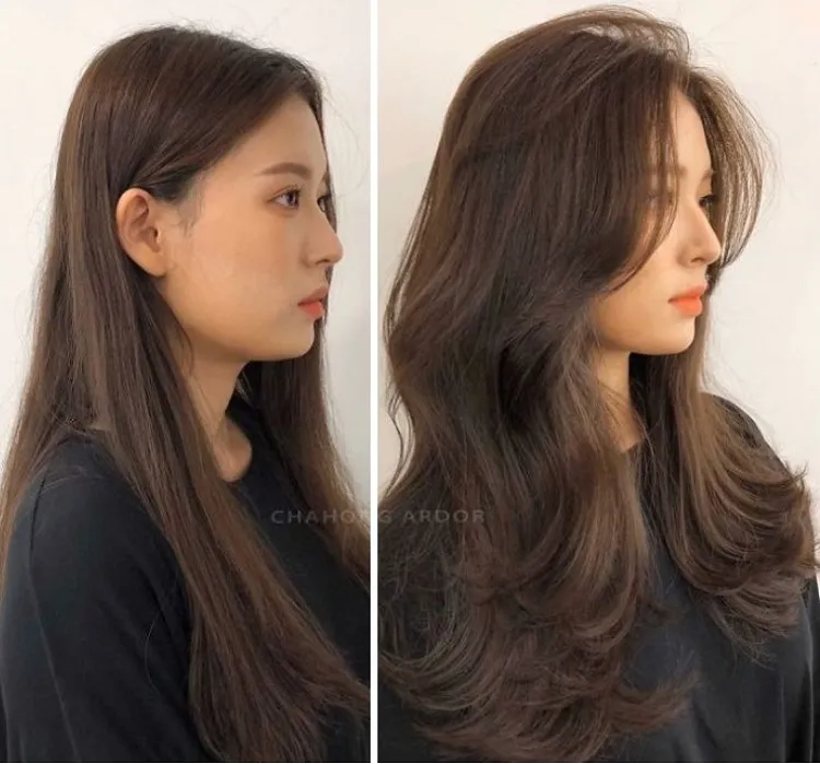hairstyle photo before after