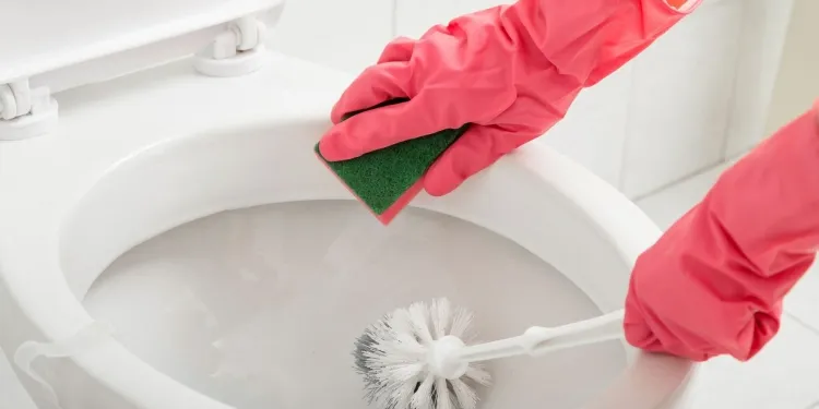 comment enlever le calcaire de la cuvette des toilettes faire bouillir vinaigre mélanger soude