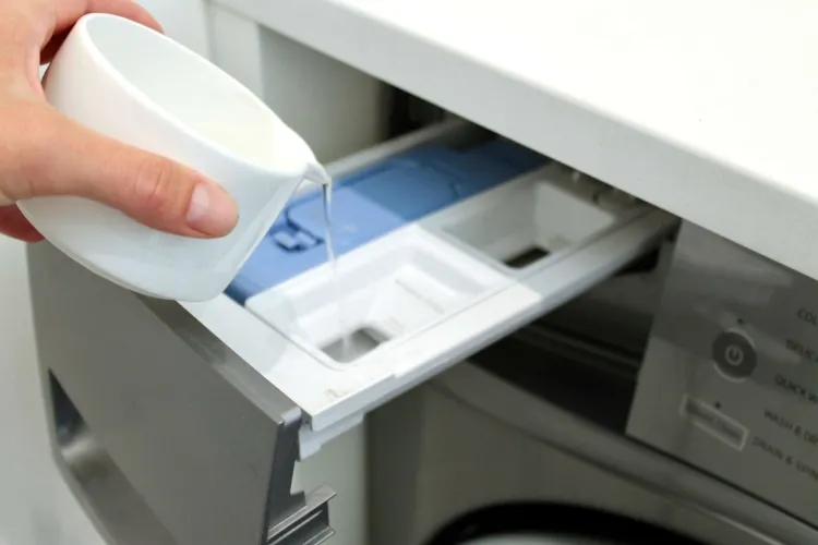 comment laver le bac à lessive eau javel nettoyant efficace tiroir