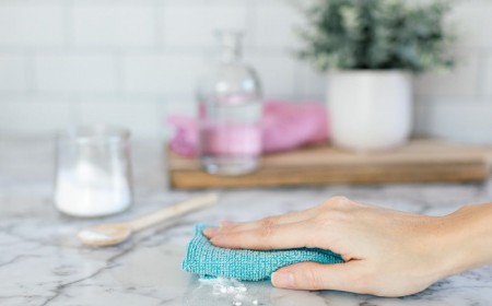 comment nettoyer du marbre faire briller bicarbonate de soude produits