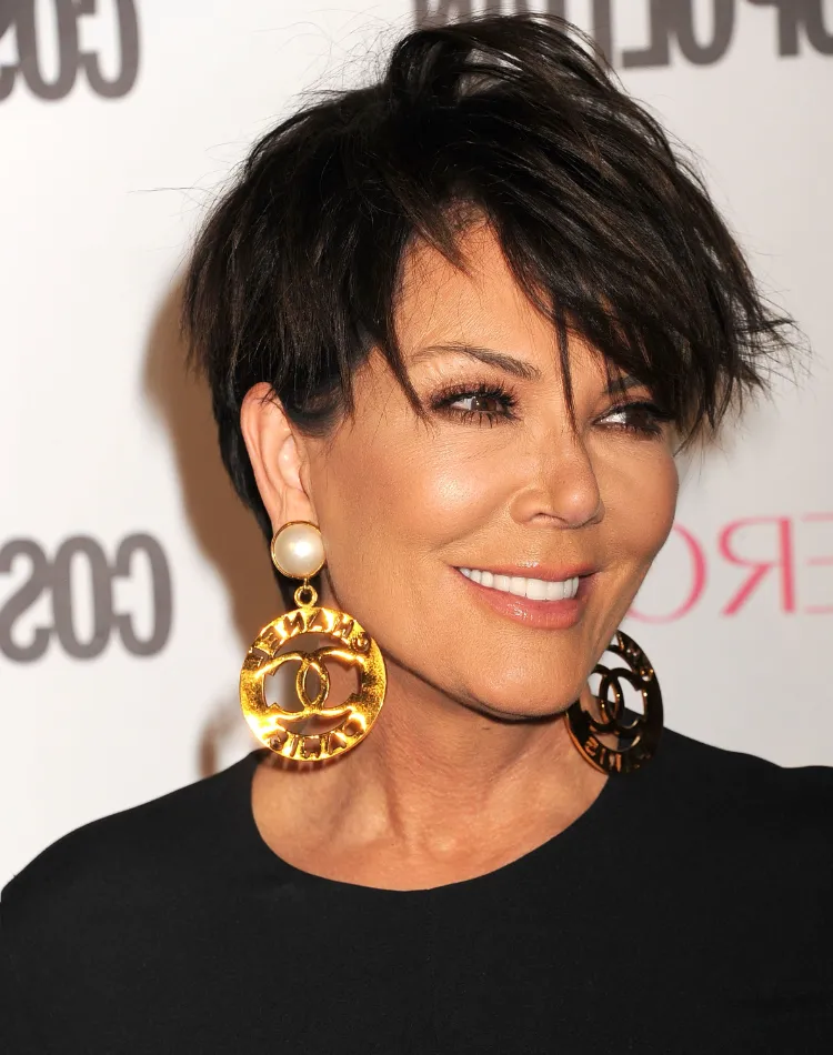 How to wear a pixie haircut 50 years and 60 years after the idea of ​​Kris Jenner