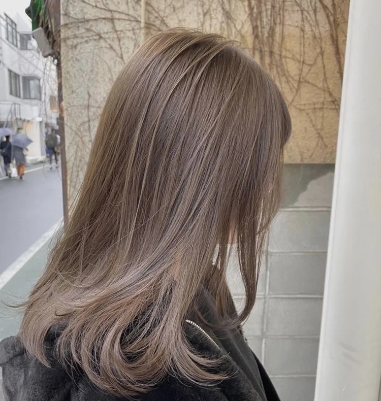 couleur cheveux cacao froid hiver 2022